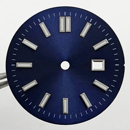31MM Ladies Round Polished Fluted Bezel Sapphire Crystal Watch Case for NH05/06