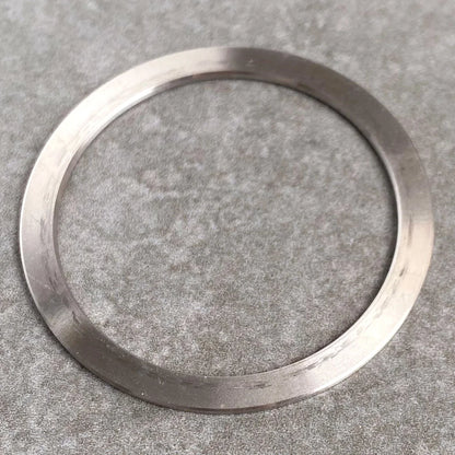 Flat 38mm*31.5mm Silver Steel Bezel Ring insert for SKX007 3.8 Diver Mechanical Watch Replacement Watch Parts