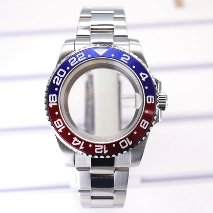 40mm Watch Cases Sapphire For Nh35 Nh36 Nh34/38 Nh70 Miyota 8215 Eta 2824 PT5000
