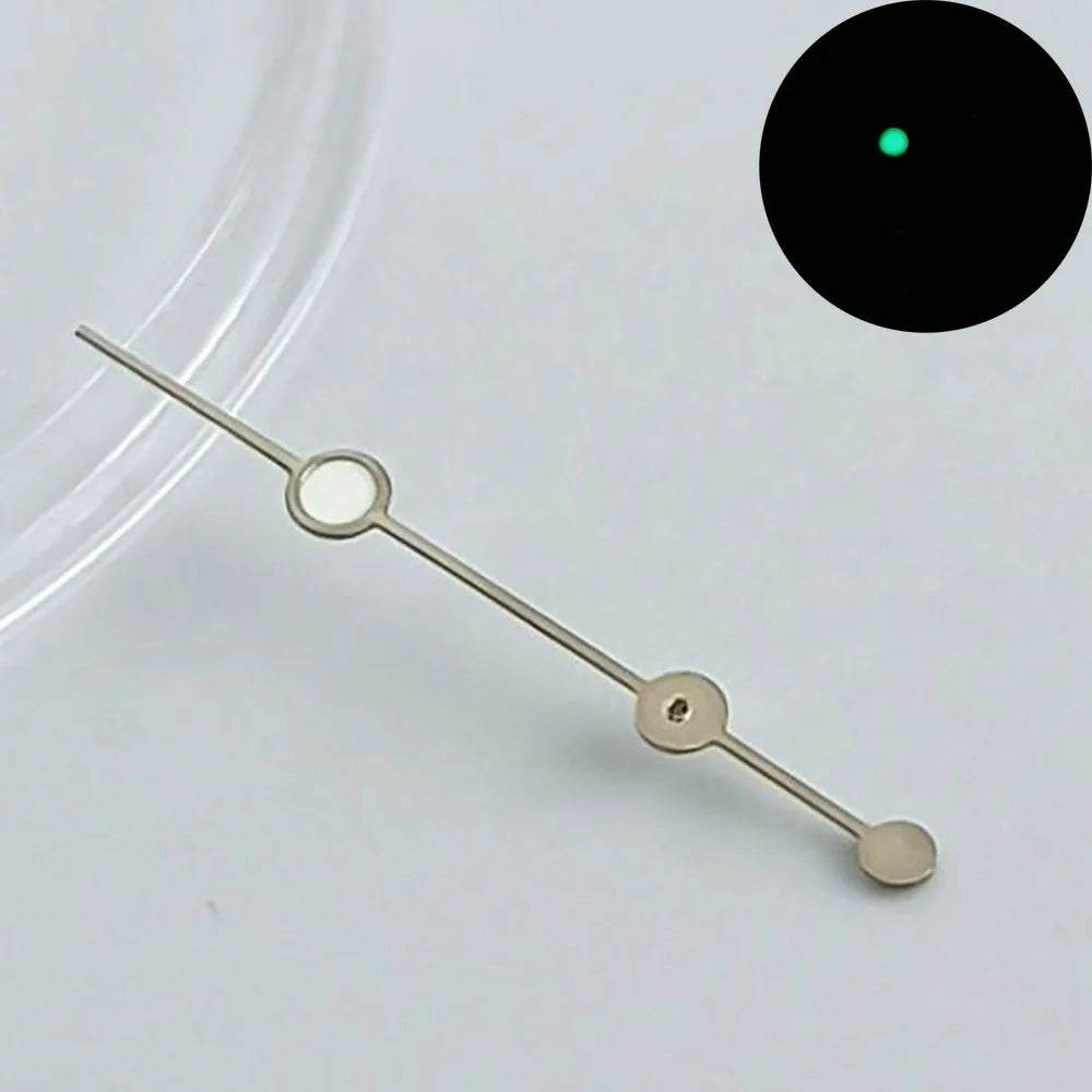 Watch pointer green luminous fit NH34 NH 35 NH36 movement watch hands refit watch Personalized second hand
