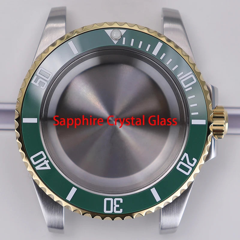 40mm Watch Case Sapphire For NH35 NH36 Eta2824 8215 Case 28.5mm Dial Submariner