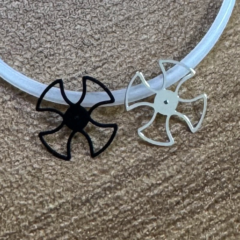 Modified Unique Turntable Hollow Out 4mm Watch Hands Pointers for NH34/ST3600