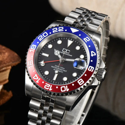 GMT Watch Hands Fit For NH34 NH35 NH36 Movement C3 Green Luminous Watches Parts