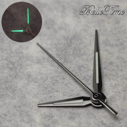 C3 Green luminous Multicolor Watch Hands for NH34 NH35 4R35 NH36 4R36 Movement