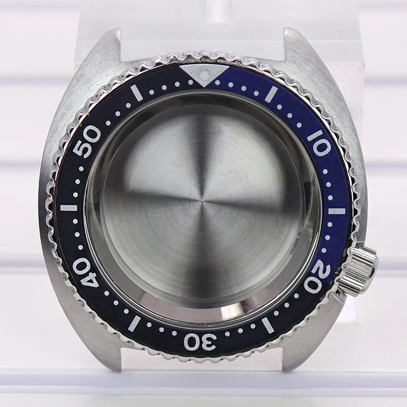 45mm Men's Watch Case With Chapter Ring For Mod Abalone NH35 NH36 NH34/38 4R36