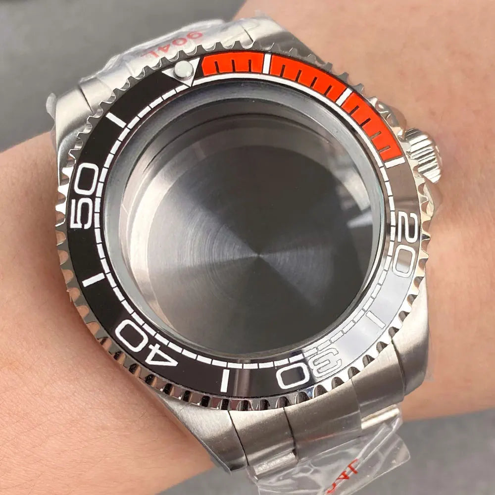 43mm Watch Case with Sapphire Fit DEEP Sea Homage for NH34/35/36 ETA 2824 2836