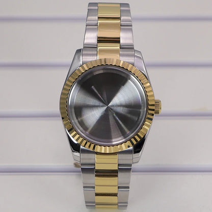 36/39mm Watch Cases Set Sapphire Glass For NH35 NH36 NH34 NH70 8215 Datejust