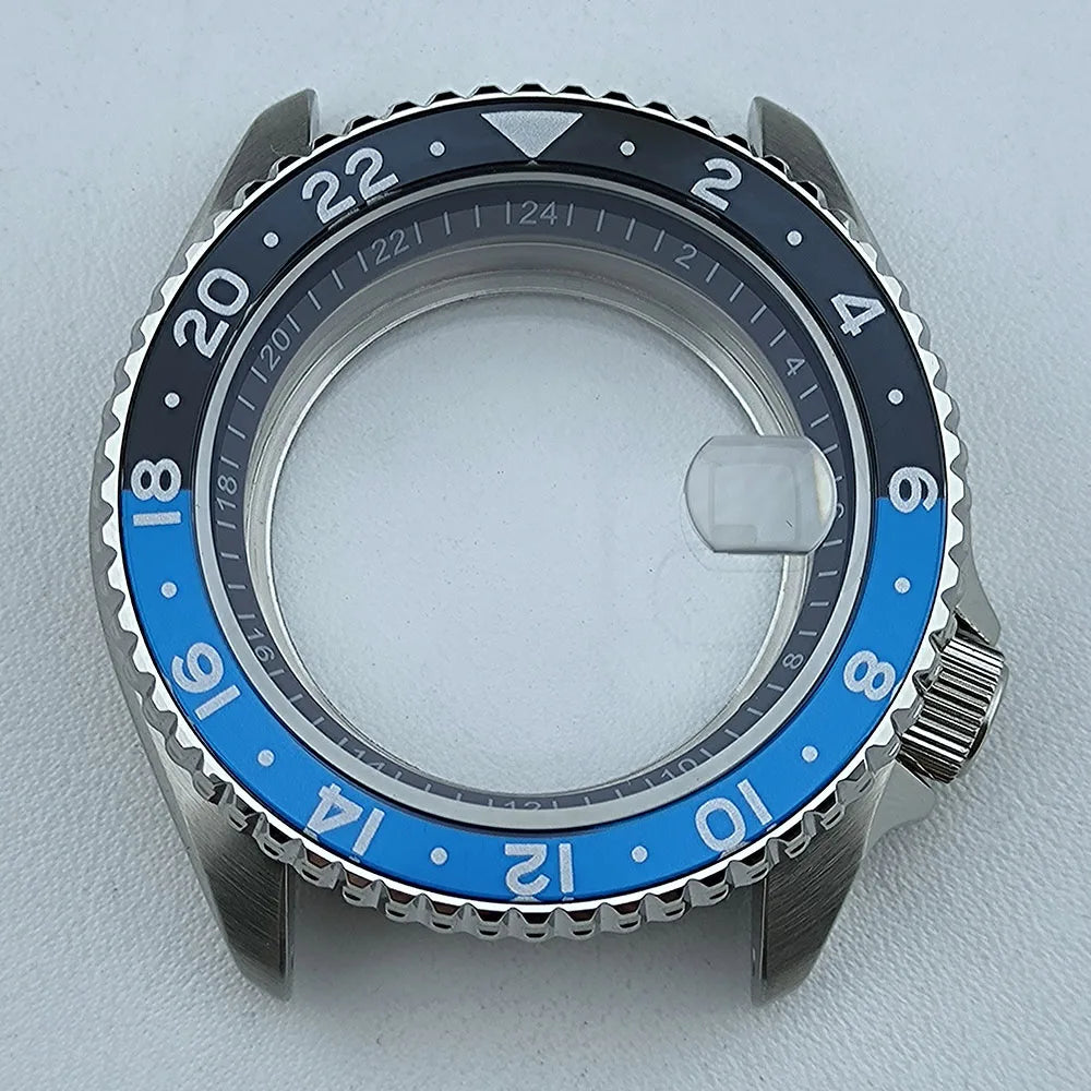 316L Stainless Steel Watch Case with Bezel for NH35 NH34 Movement Fit 28.5mm Dial