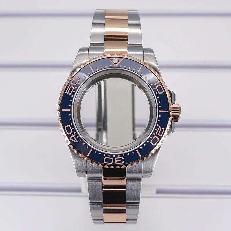 40mm Cases For NH35 NH34 NH36 NH38 NH70 Miyota8215 Eta2824 Unidirectional Bezel