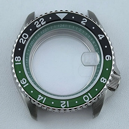 316L Stainless Steel Watch Case with Bezel for NH35 NH34 Movement Fit 28.5mm Dial