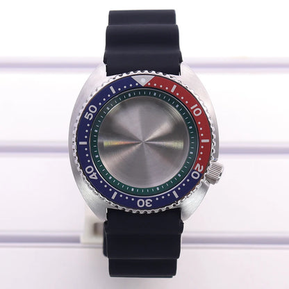 45mm Rubber Strap Sapphire Glass For NH35 NH36 NH34 NH38 4R36 fit 28.5mm Dial