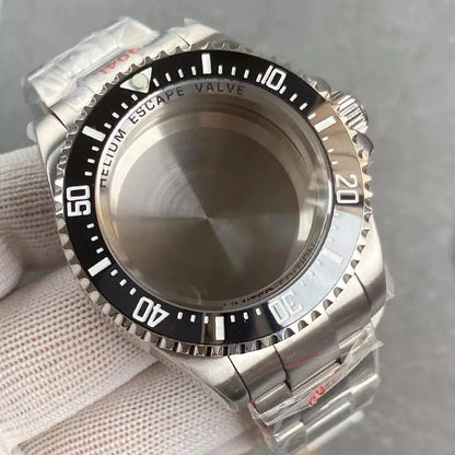 43mm Watch Case with Sapphire Fit DEEP Sea Homage for NH34/35/36 ETA 2824 2836