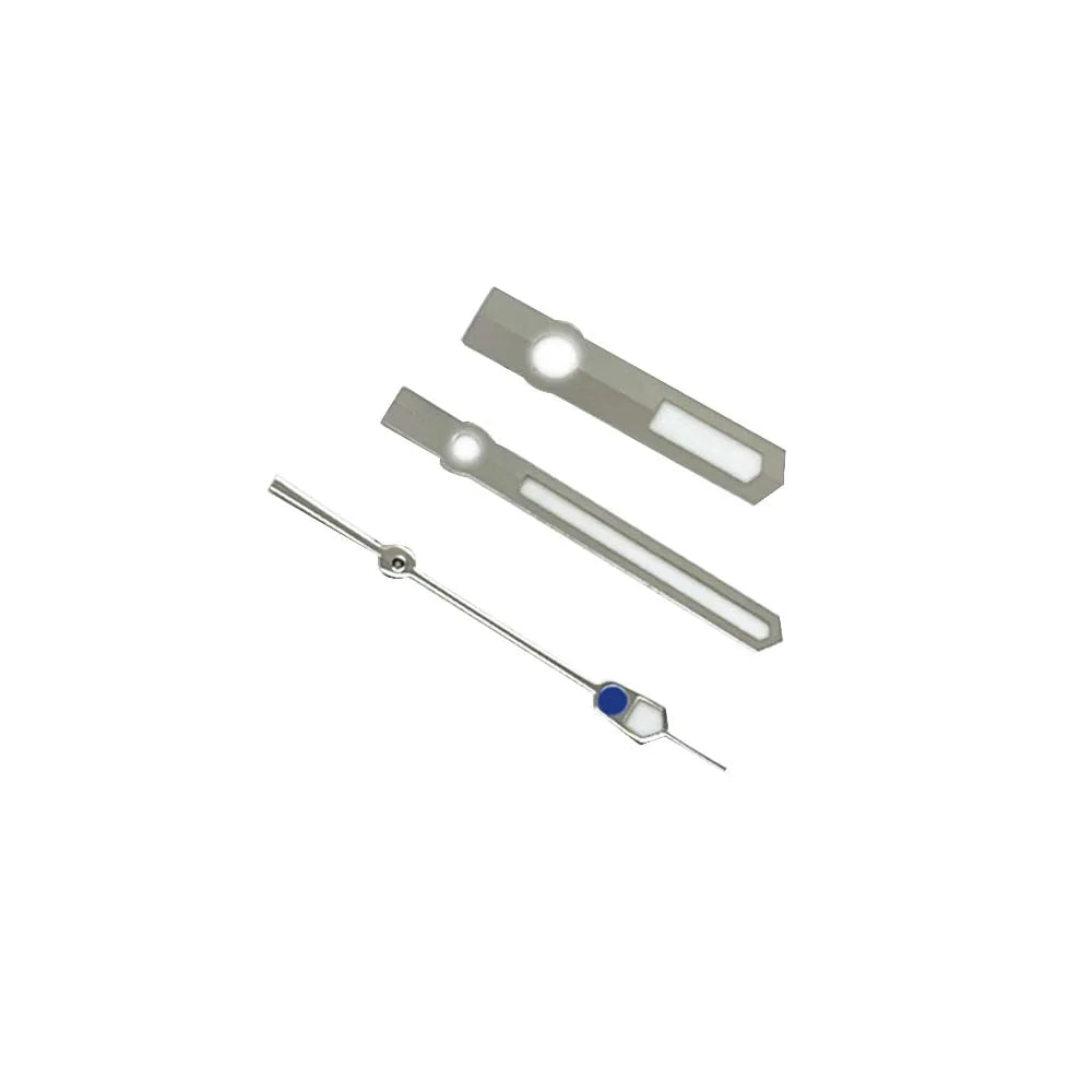 Green Luminous Watch Hands Set for NH34 NH35 NH36 Modified 3Pins Pointers