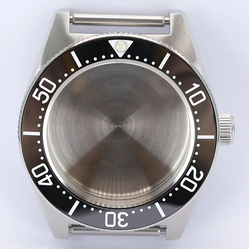40mm Steel Watch Case Sapphire For NH35 NH36 NH34 4R36 Mod SPB143J1/SPB253J1