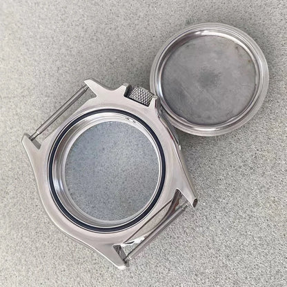 316L Steel 41.5mm 3.8 SKX007 SUB GMT 1-11 Bezel+Ring Watch Case Fit NH35/NH36