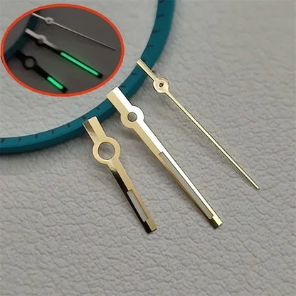 Modified BGW9/3C with Green Luminous Watch Hands for NH35A NH36A Movement