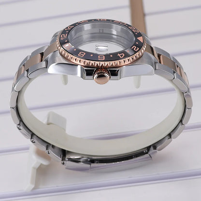 40mm Cases For NH35 NH34 NH36 NH38 NH70 Miyota8215 Eta2824 Unidirectional Bezel