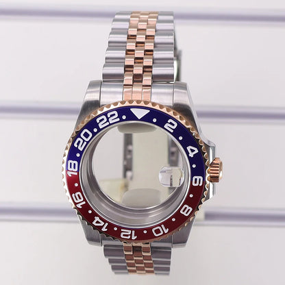 40mm Watch Case Sapphire Glass For Nh35 Nh36 Nh34/38 Eta2824 Miyota8215 GMT