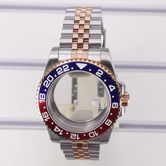 40mm Watch Case Sapphire Glass For Nh35 Nh36 Nh34/38 Eta2824 Miyota8215 GMT