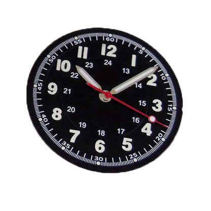 Pilot 29mm Nologo black and silver dial face for NH35 NH36 vintage diver watch mod parts