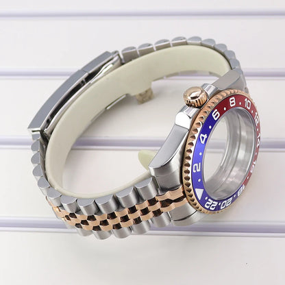 40mm Watch Case Sapphire Glass For Nh35 Nh36 Nh34/38 Eta2824 Miyota8215 GMT