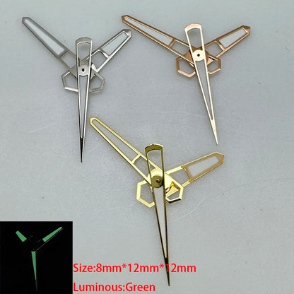 Multicolor NH35 Hands Green Luminous Receiving Watch Hands for NH35A/NH36/4R/7S
