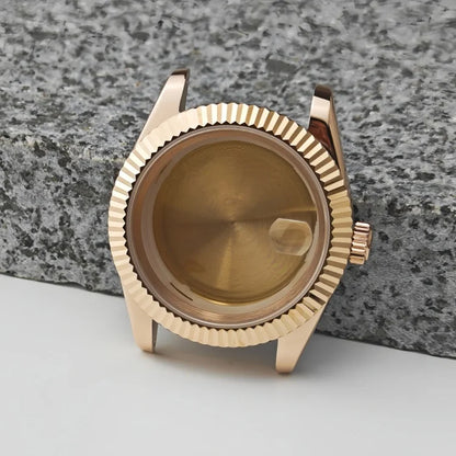 41mm Stainless Steel Watch Case with Sapphire Glass/ Strap for ETA2824 NH35 NH36