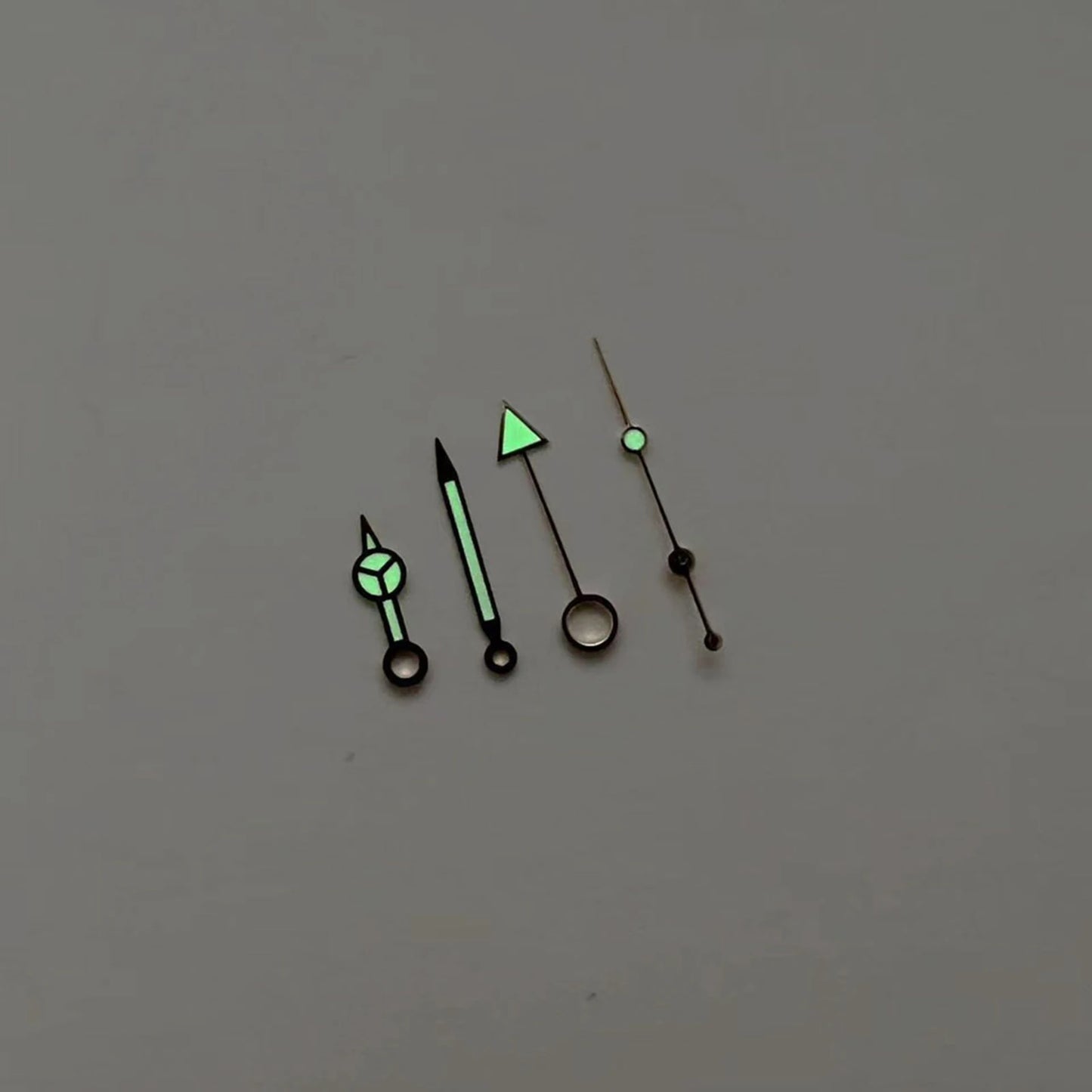 For NH34 Hands Green Luminous 4Pins GMT Hand Rose/Gold for Nh34 Movement