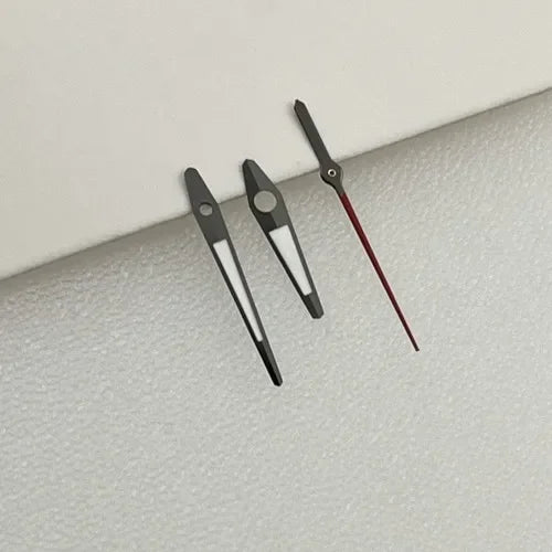 Modified Green Luminous Silver Black GMT Watch Hands for NH35/NH34 Movement