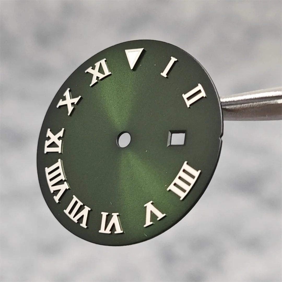 24.5MM Watch Dial Arabic Scale Surface BGW9 Luminous for NH05/NH06 for 31mm Case
