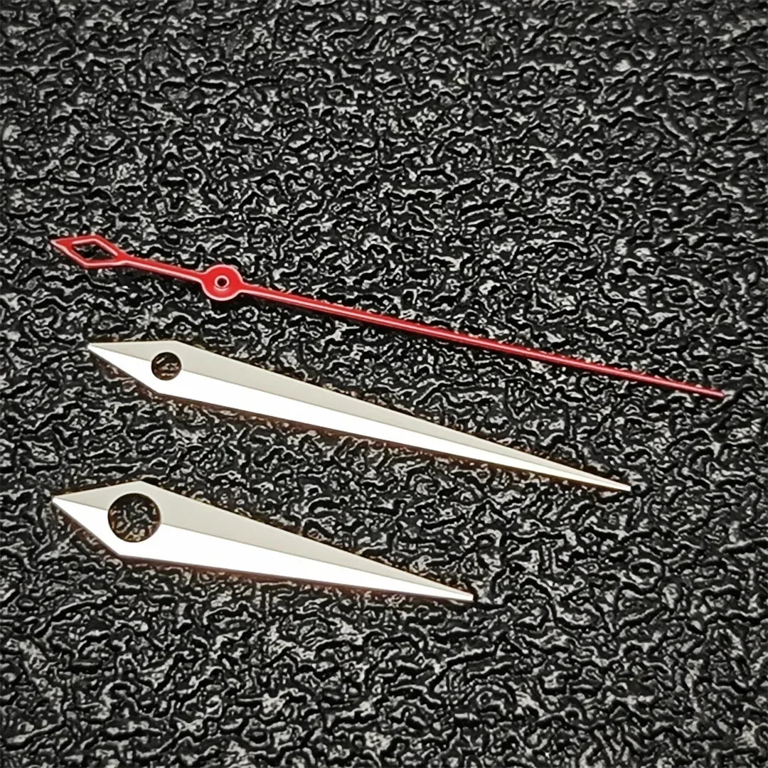 Gold/Rose/Silver/Blue Second Hands Silver Trim Watch Hands for NH35/NH36/NH34
