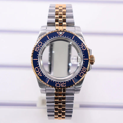40mm Watch Case For NH35 NH34 NH36 NH70/Miyota8215/Eta2824 PT5000 Slide Buckle