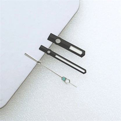 Green Luminous Watch Hands Set for NH34 NH35 NH36 Modified 3Pins Pointers