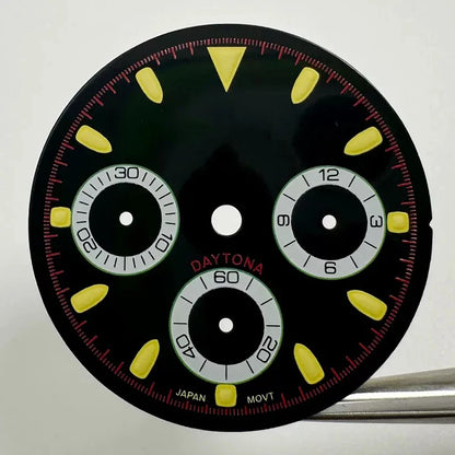 29.5mm VK63 Dial S Logo Dial Suitable For NH35/NH36 Movement Vertical Lines