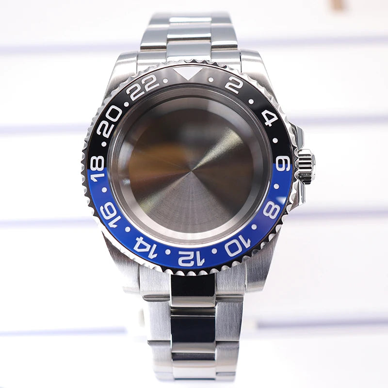 40mm Watch Cases Sapphire For Nh35 Nh36 Nh34/38 Nh70 Miyota 8215 Eta 2824 PT5000