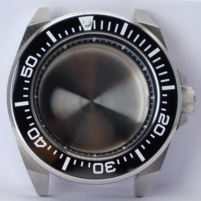 43mm Watch Case Sapphire Glass For Modified Samurai NH35 NH36 NH38 NH34 4R36