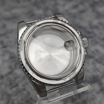 40mm Steel Watch Case for NH35/8215/GD2813/GD3804 with Movement Spacer Ring