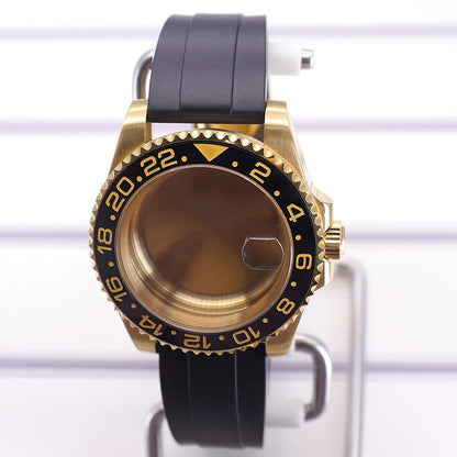 40mm Watch Case Set For GMT SUB Yacht NH34 NH35 NH36 NH39 8215 Eta2824 PT5000