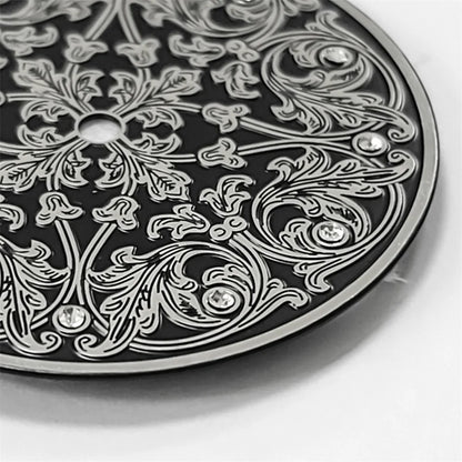 36mm Modified Retro Silver Floral Watch Dial for ETA 6497 ST3600 Movement