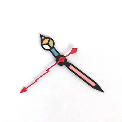 3Pins Green Luminous Watch Hands for NH35/NH36/4R/7S Modified Lightning Pointers