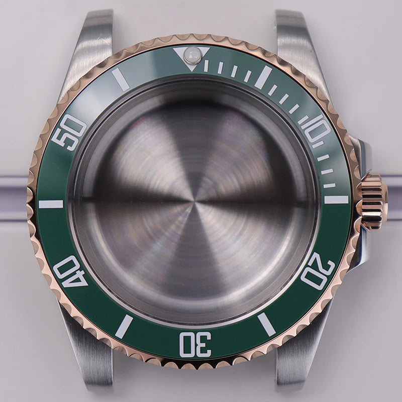 40mm Cases For NH35 NH34 NH36 NH38 NH70 Miyota8215 Eta2824 Unidirectional Bezel