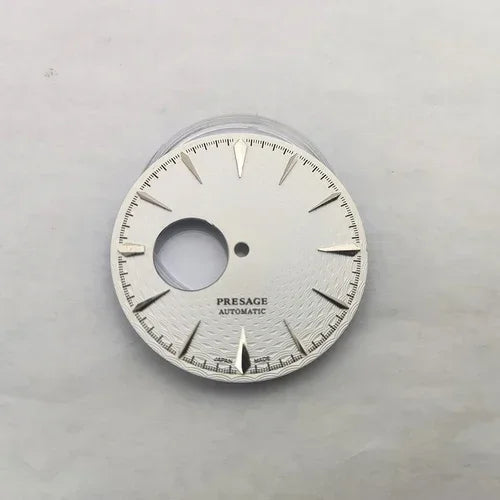 40mm  Steel Watch Case Dial Hands Kit for NH36 NH38 Bubble Mirror Shell Kit