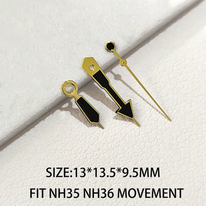 Watch Hands Pointers Green Super Luminous Suitable for NH 35 NH 36 Movement