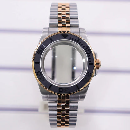 40mm Watch Case For NH35 NH34 NH36 NH70/Miyota8215/Eta2824 PT5000 Slide Buckle
