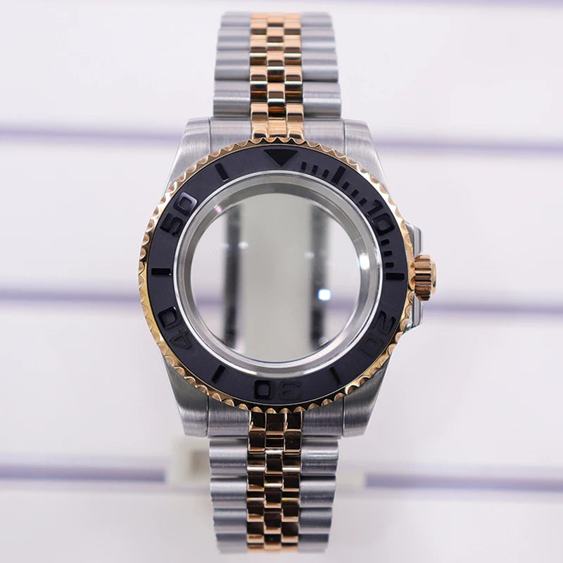 40mm Diver Watch Case For 4R NH35/36 NH38 NH70 Miyota8215 Eta2824 Sapphire Glass
