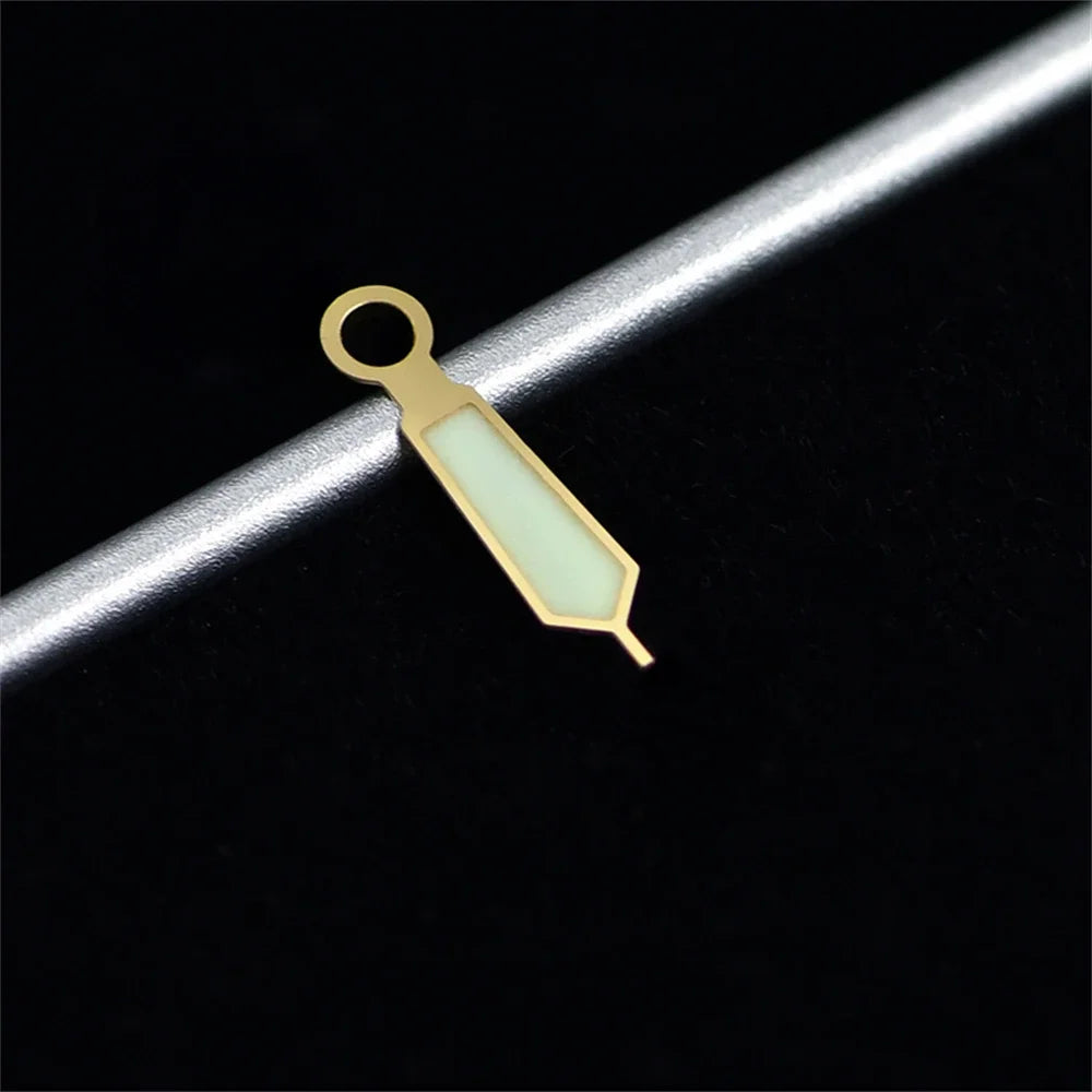 Golden Trim Super C3 Green Luminous Watche Hands for NH35/NH36/SBBN SKX007