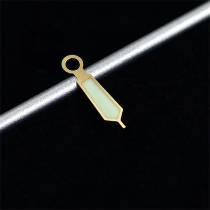 Golden Trim Super C3 Green Luminous Watche Hands for NH35/NH36/SBBN SKX007