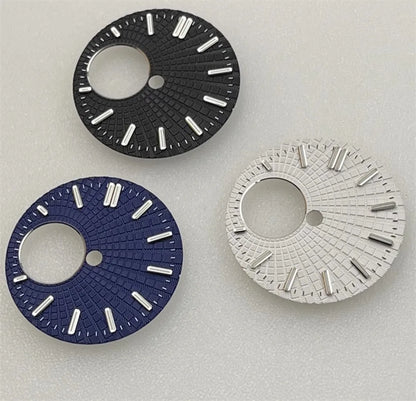 28.5mm Dial Watch Dial Green Luminous Diving Watch Faces for NH38/NH34 Movement