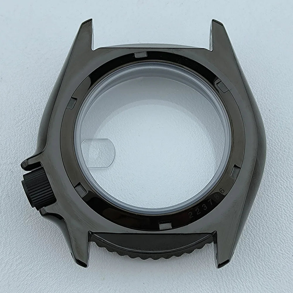 316L Stainless Steel Watch Case with Bezel for NH35 NH34 Movement Fit 28.5mm Dial