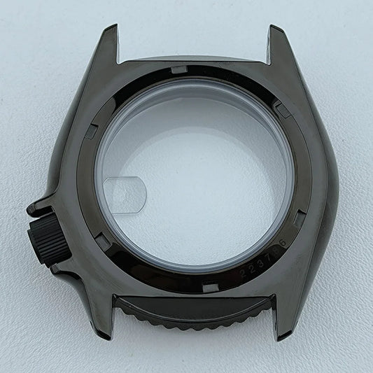316L Stainless Steel Watch Case with Bezel for NH35 NH34 Movement Fit 28.5mm Dial